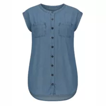 شومیز بدون آستین یقه ایستاده زنانه کد 1126