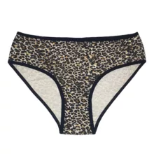 ست شورت و سوتین زنانه میس مدل کاپدار طرح پلنگی