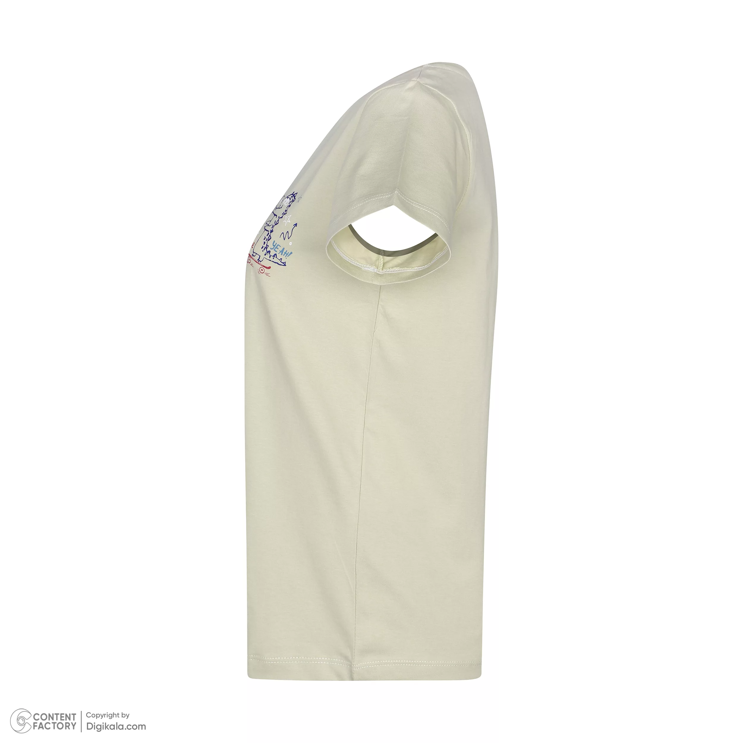 ست تی شرت آستین کوتاه و شلوارک راحتی زنانه ناربن مدل 15211146