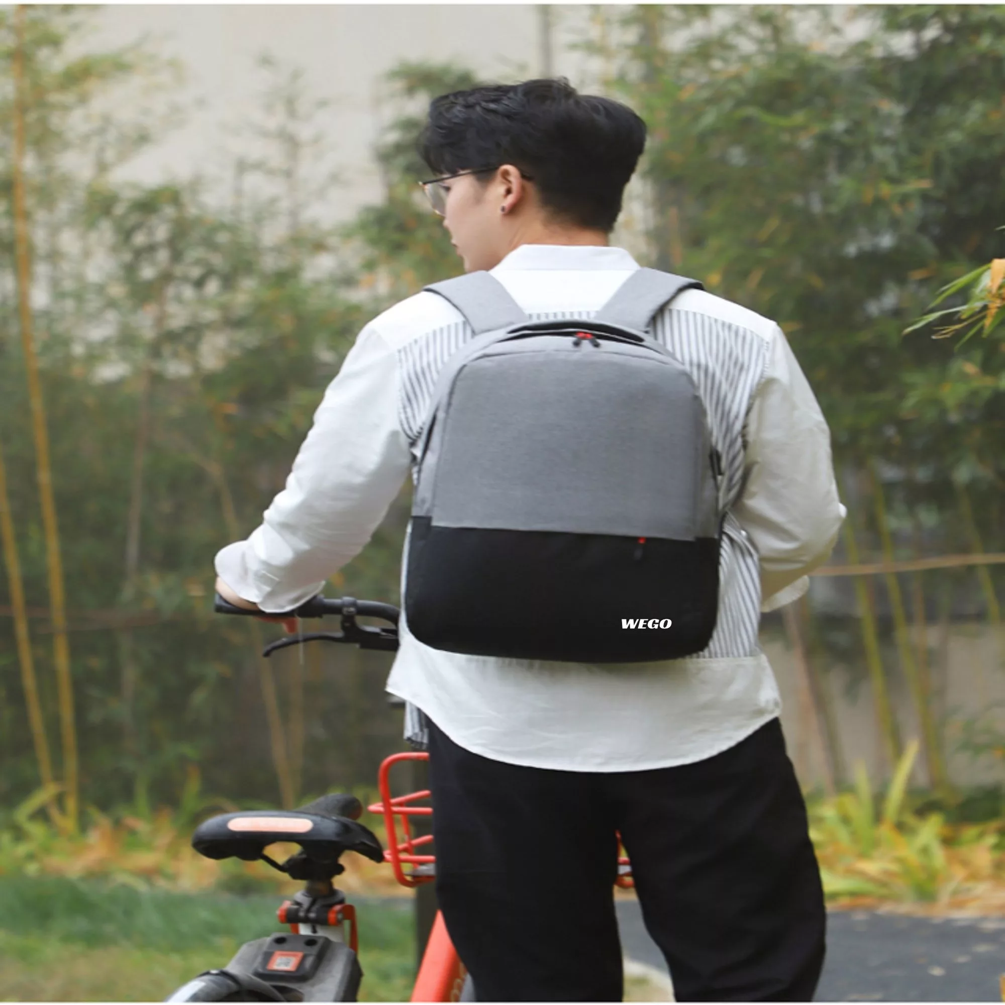 کوله پشتی لپ تاپ ویگو مدل WEGO-U05 مناسب برای لپ تاپ 14.1 تا 15.6 اینچی