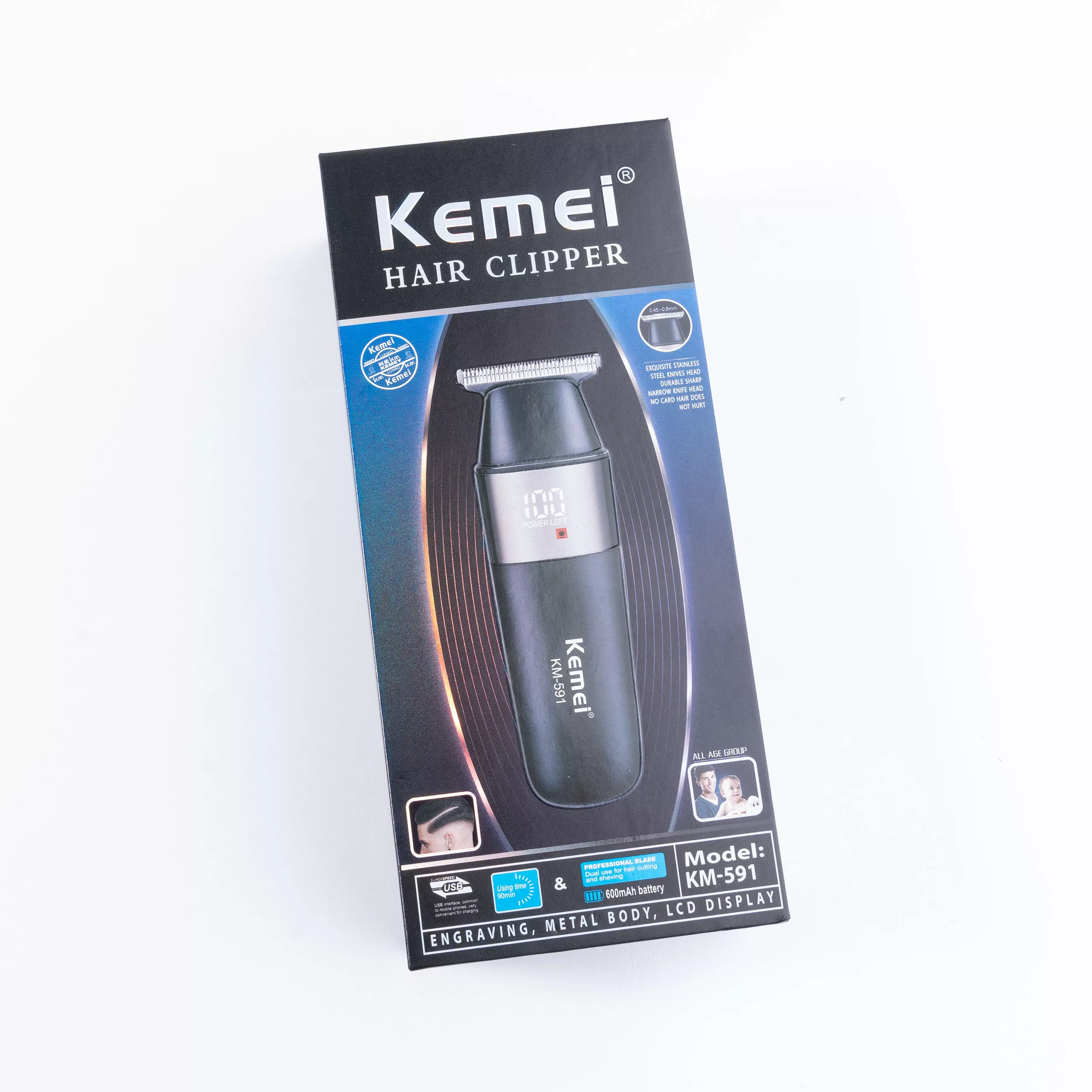 ماشین اصلاح موی سر و صورت کیمی مدل KM-591