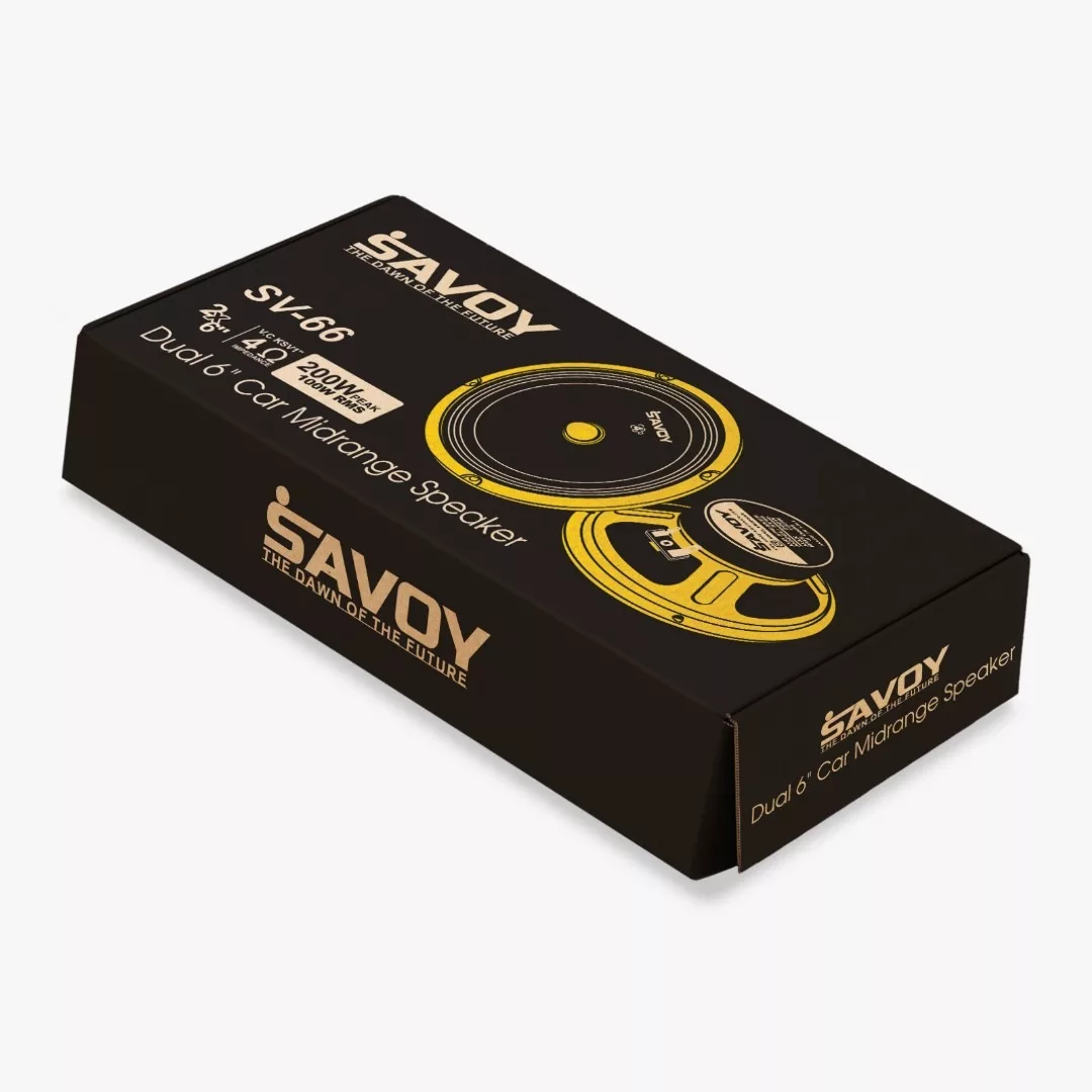 میدرنج پشت خودرو ساووی مدل SV-66Y سایز 6.5 اینچ بسته 2 عددی