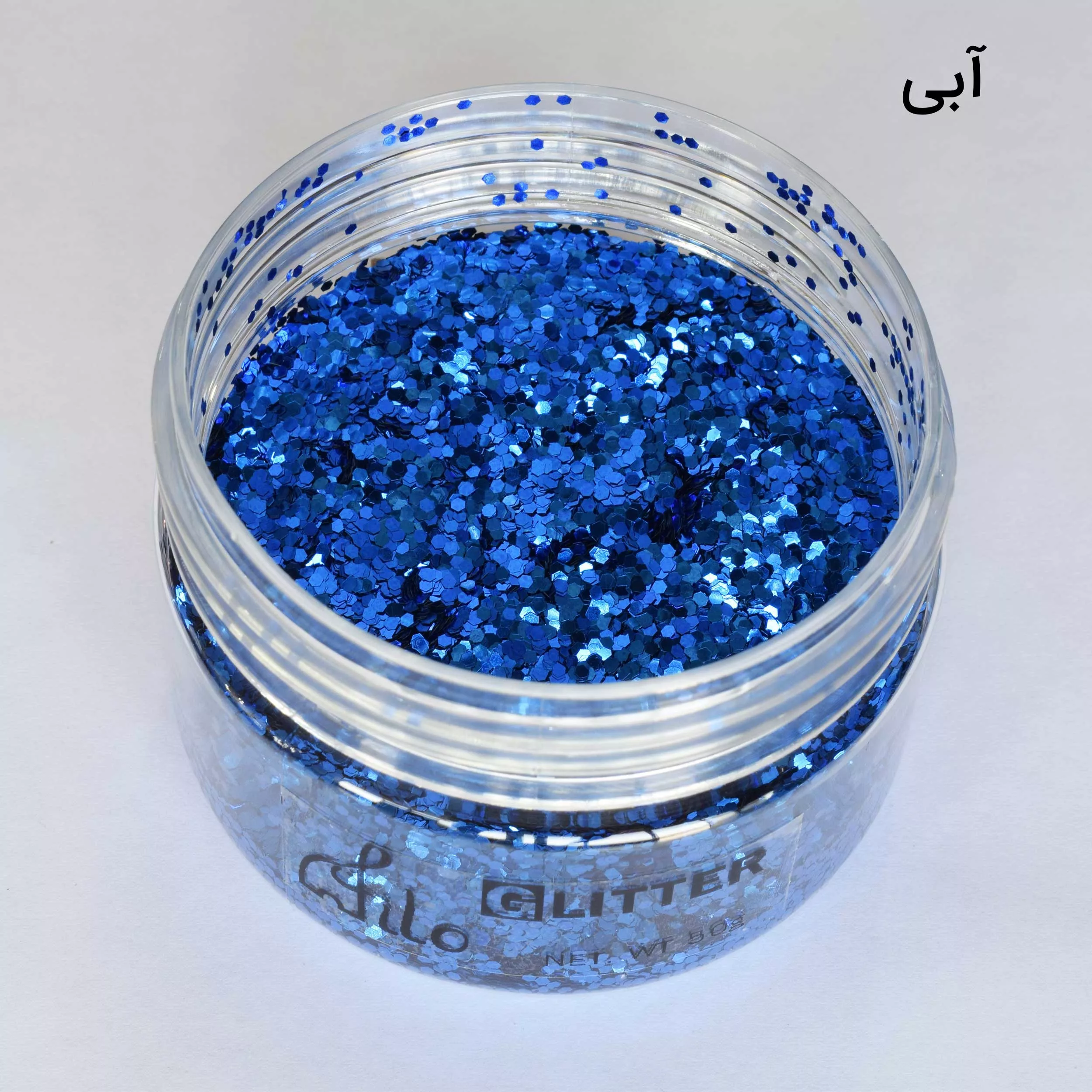پودر اکلیل رزین اپوکسی فیلو مدل Hexagon 50 حجم 50 میلی لیتر بسته 12 عددی