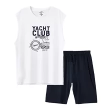 ست تاپ و شلوارک مردانه ال سی وایکیکی مدل آنتی باکتریال ترمال