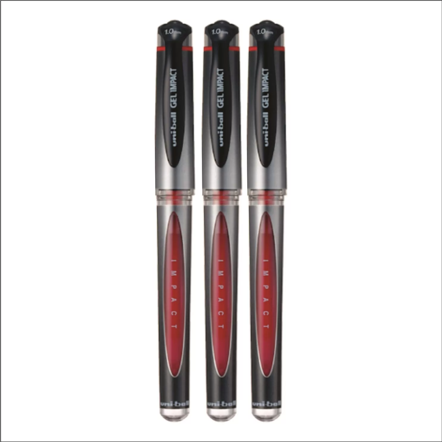 روان نویس یونی بال مدل IMPACT کد 153-S بسته 3 عددی
