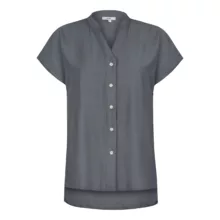 شومیز آستین کوتاه زنانه ایزی دو مدل 9373 رنگ نوک مدادی