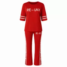 ست تی شرت آستین کوتاه و شلوار راحتی زنانه مدل صوفیا کد 11