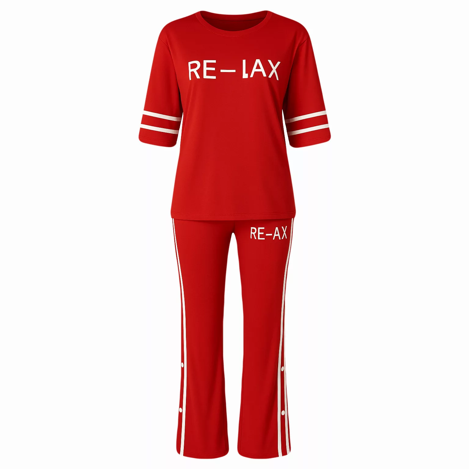 ست تی شرت آستین کوتاه و شلوار راحتی زنانه مدل صوفیا کد 11