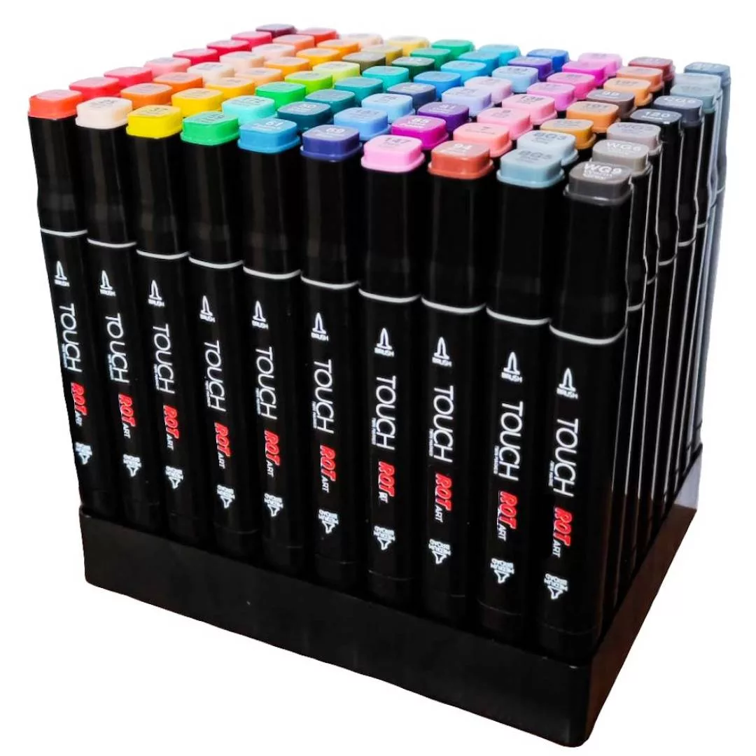 ماژیک راندو تاچ رآت مدل Brush بسته 80 عددی