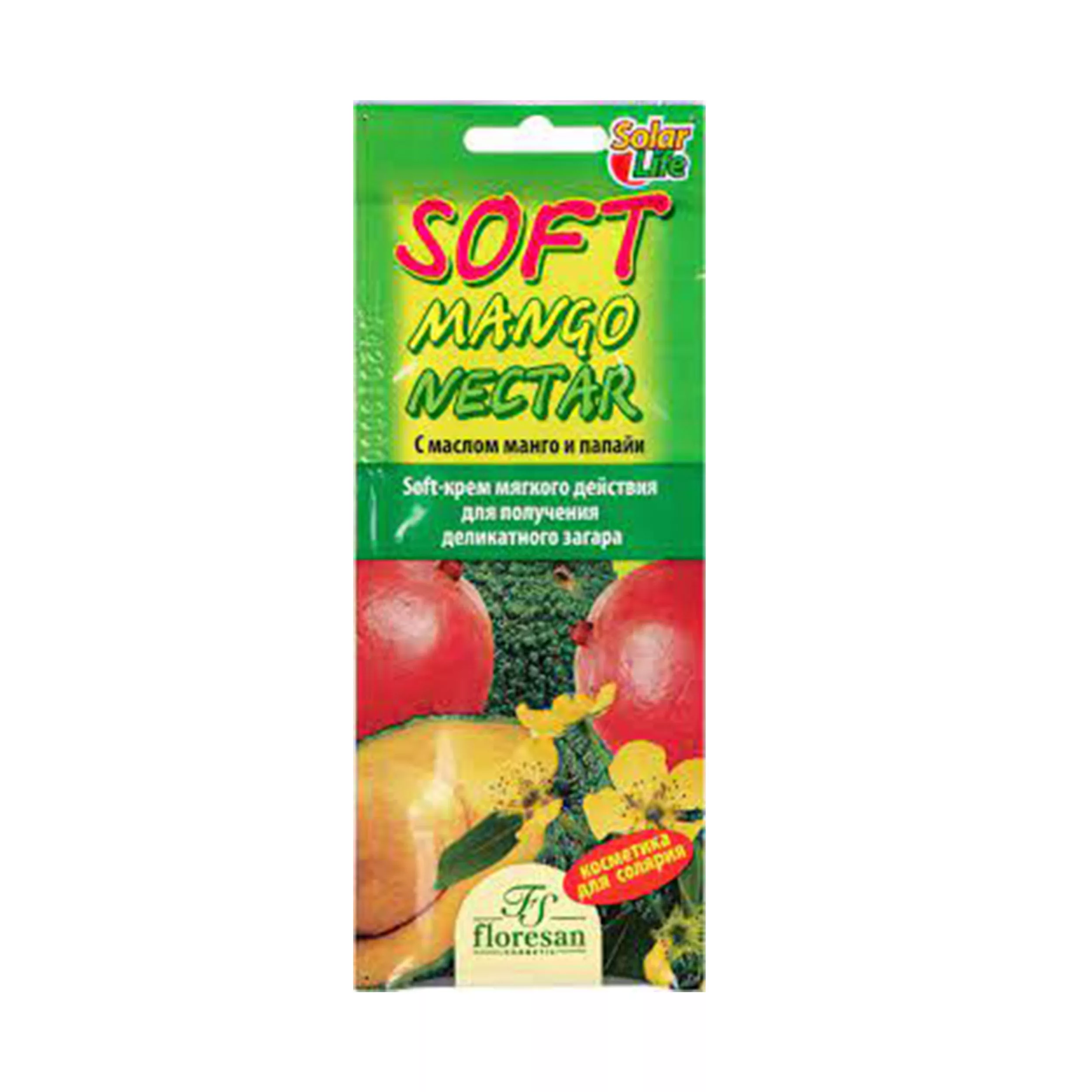 لوسیون برنز کننده فلورسان مدل SOFT MANGO NECTAR حجم 15 میلی لیتر بسته 4 عددی