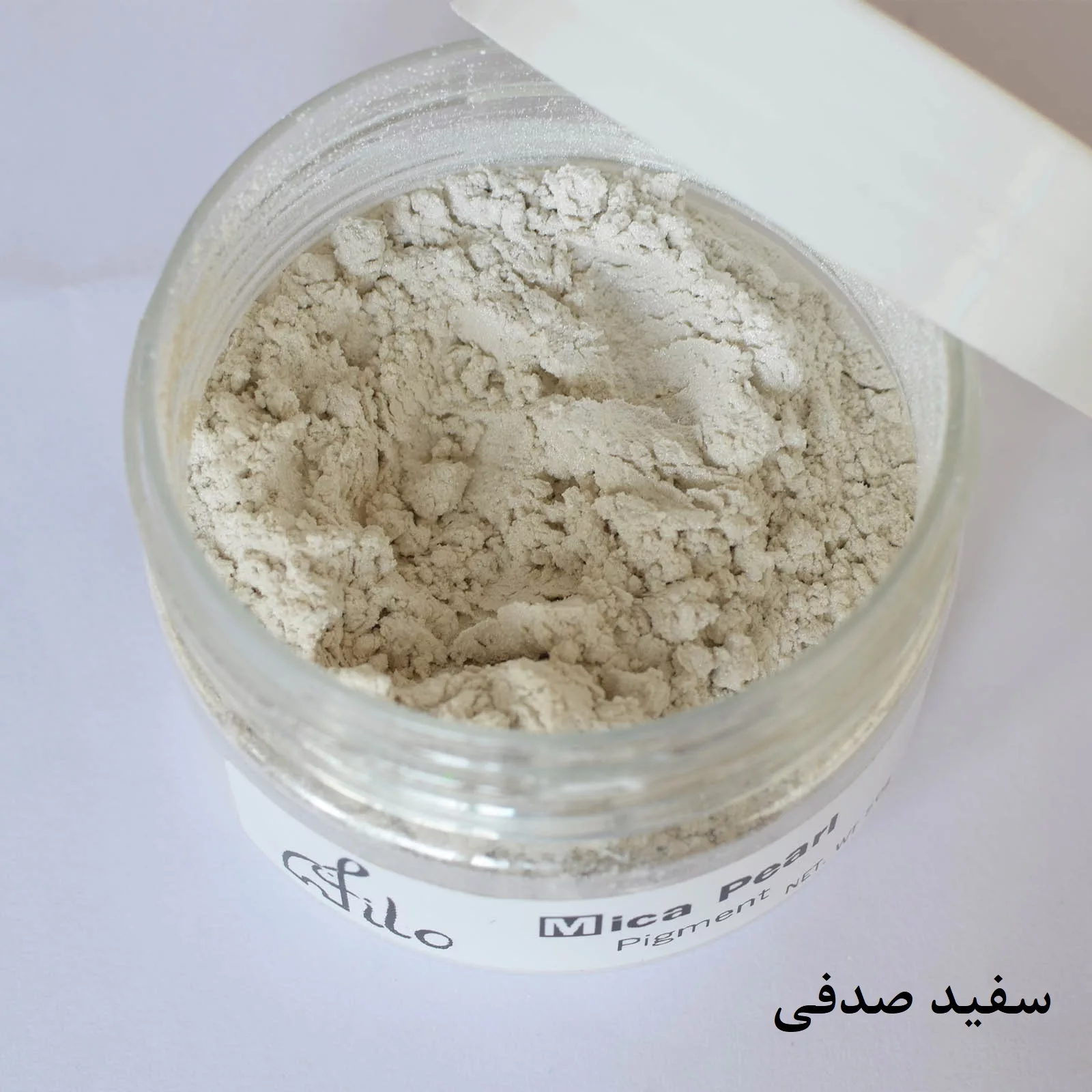 پودر رنگ رزین اپوکسی فیلو مدل Mica Pearl حجم 100 میلی‌لیتر بسته 12 عددی