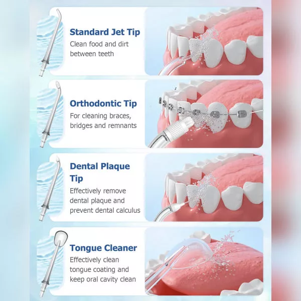 سری یدک دستگاه شست و شوی دهان و دندان بیتوی مدل 205 بسته ۴ عددی