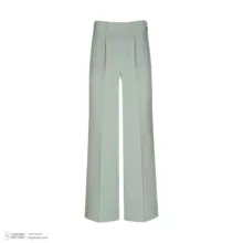 شلوار بگ زنانه مدل بغل زیپ 5-138 رنگ سبز