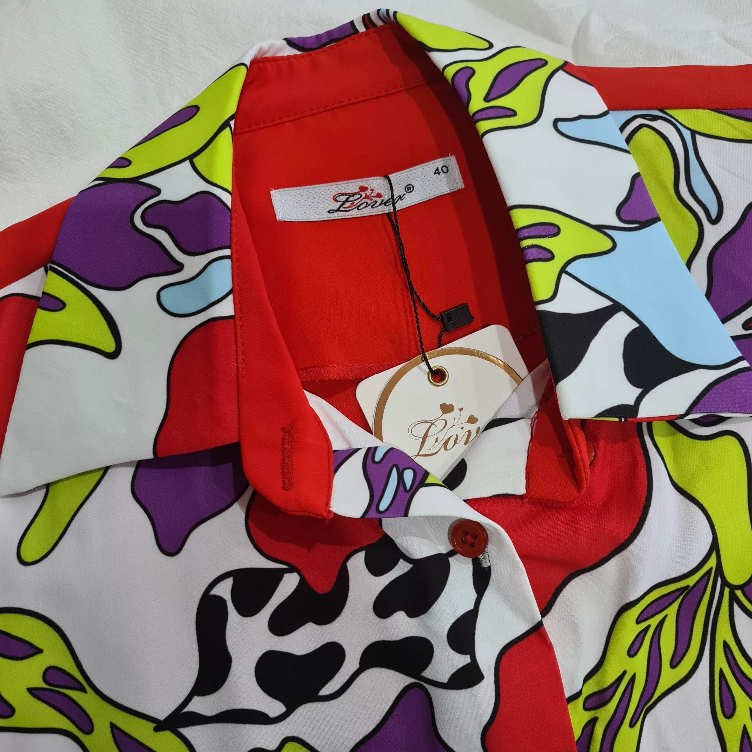 شومیز آستین بلند زنانه مدل کرپ حریر کد ۱