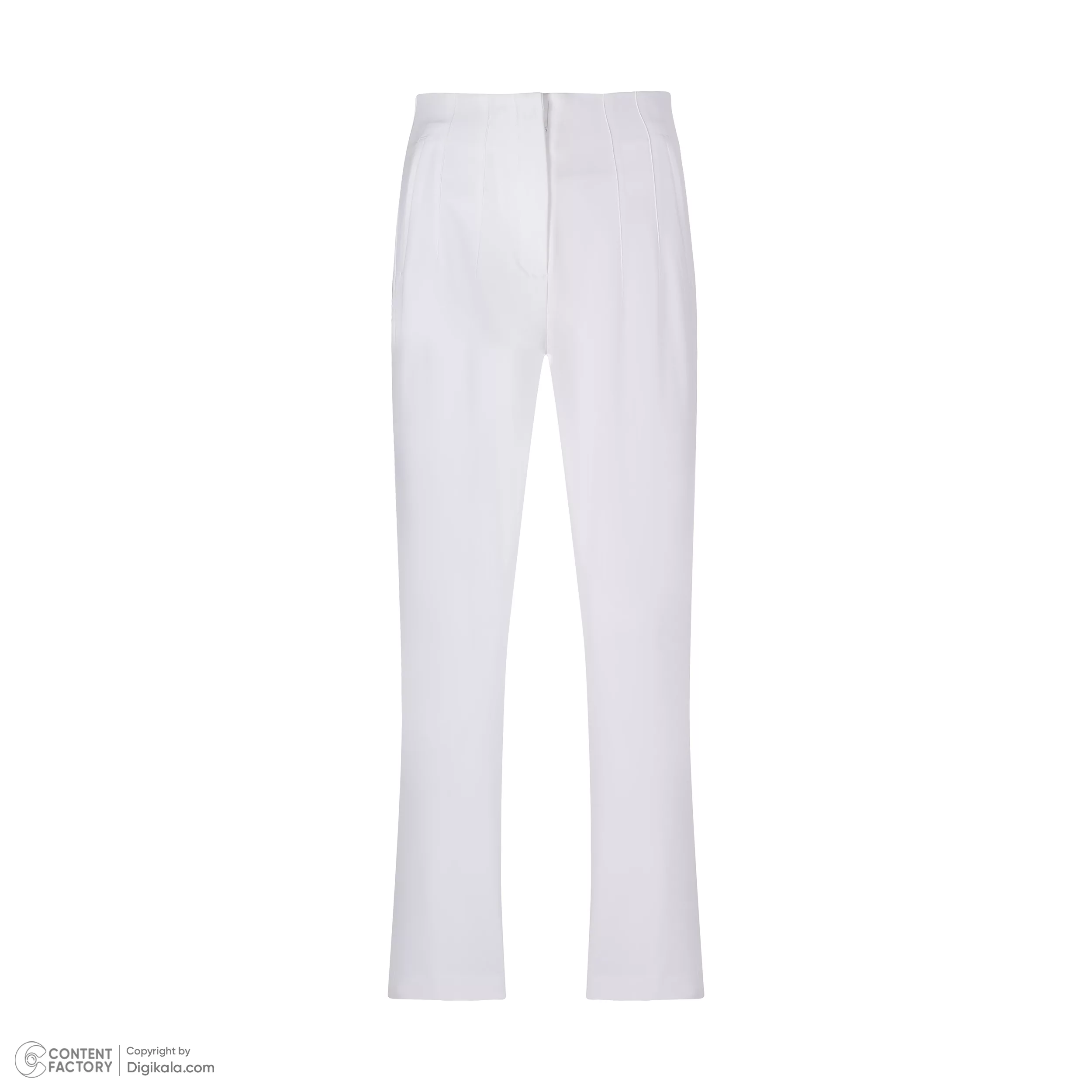 شلوار زنانه ریسانی مدل 6129 رنگ شیری