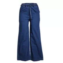 شلوار جین بگ زنانه مدل 7558 رنگ آبی