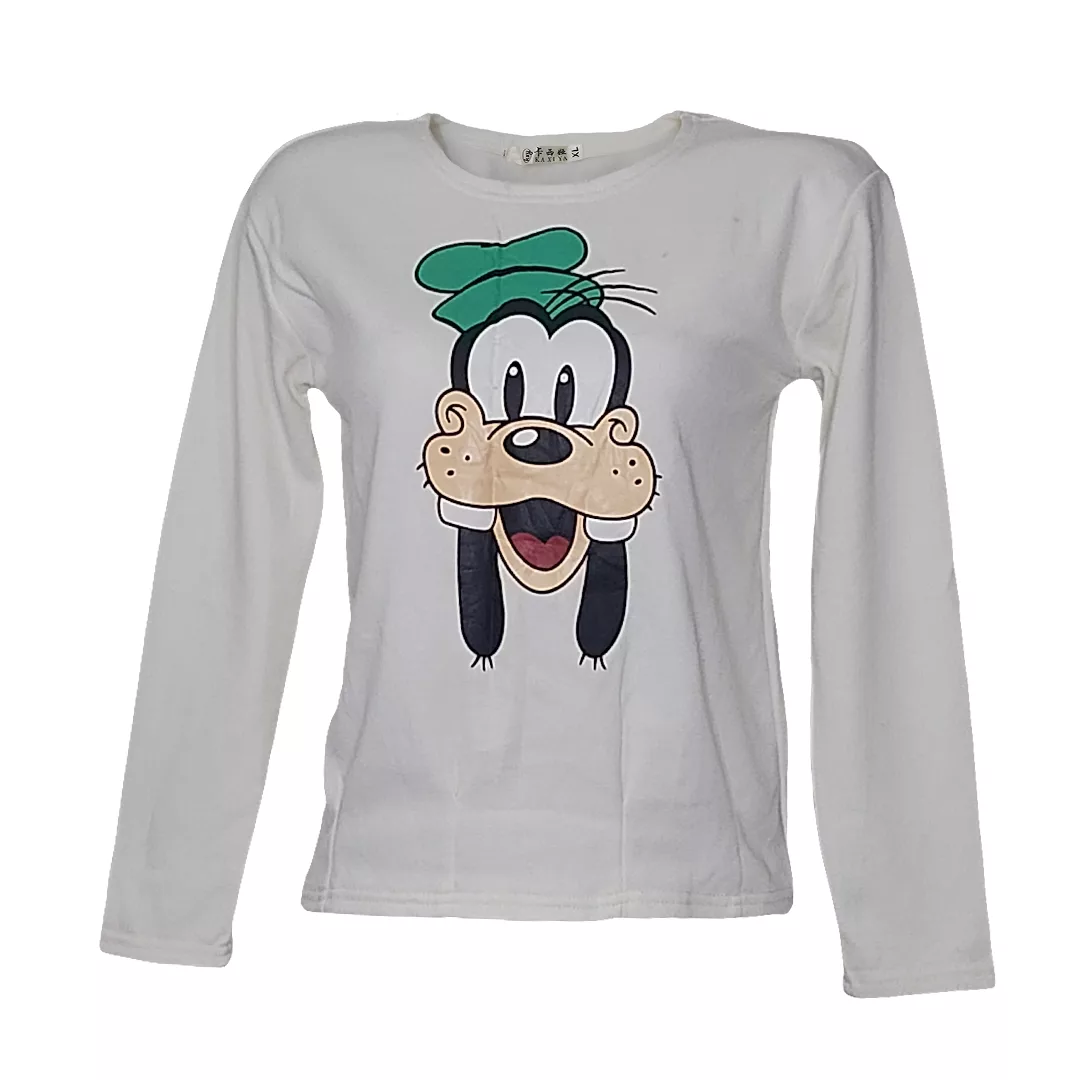 تی شرت آستین بلند زنانه مدل داخل خز