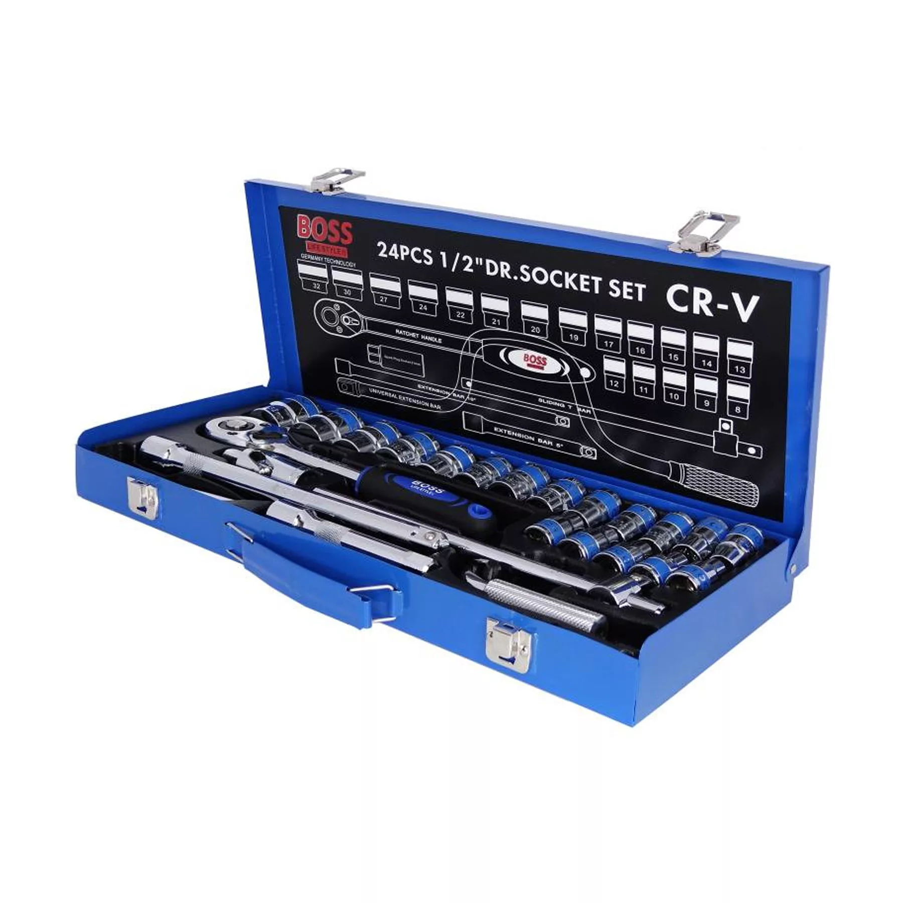 جعبه بکس باس مدل LIFE_STYLE مجموعه 24 عددی