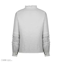 بلوز آستین بلند زنانه برنس مدل 2432 رنگ سفید