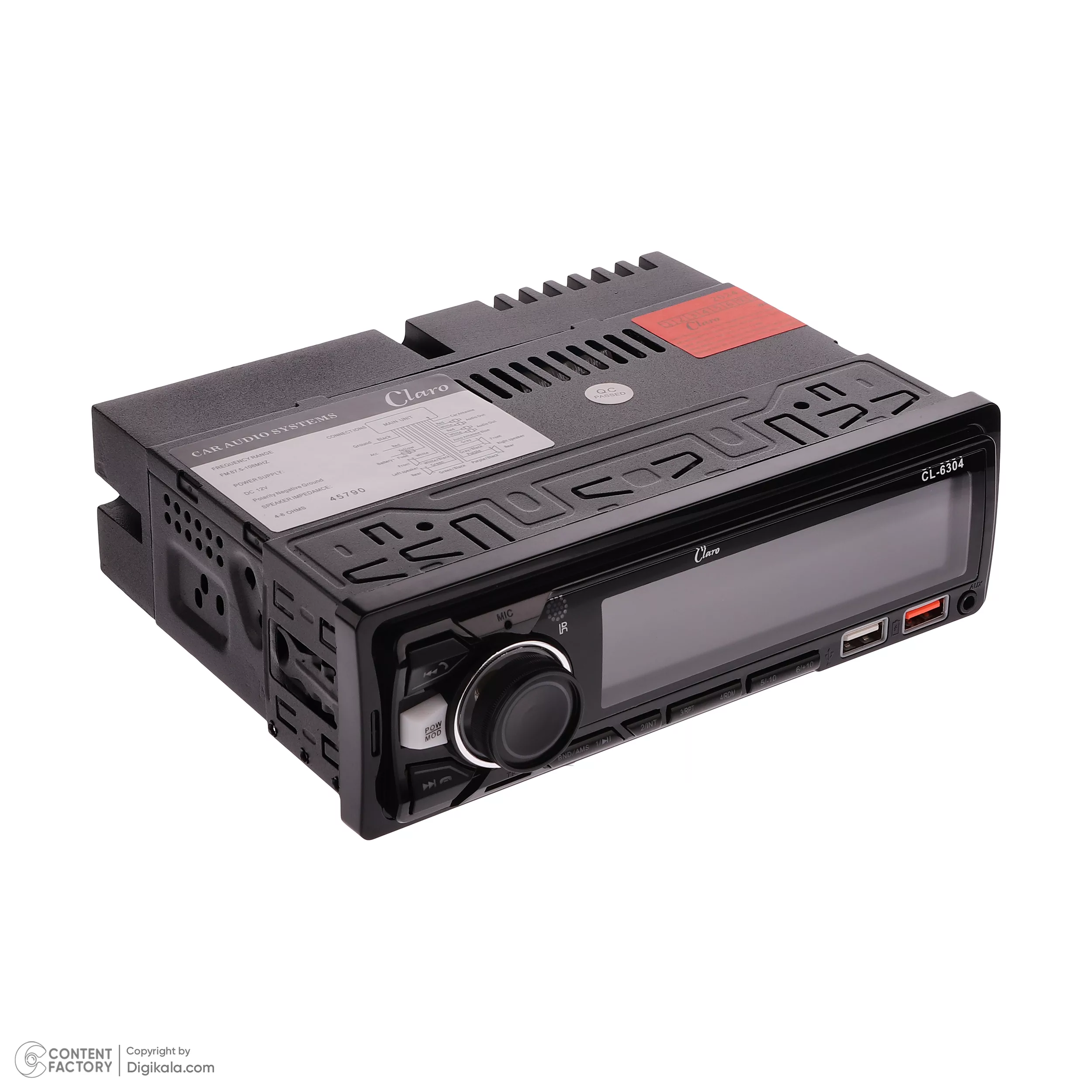 پخش کننده خودرو کلارو مدل CL-6304