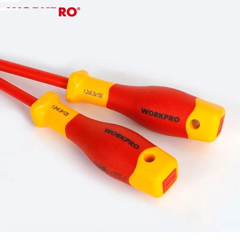 پیچ گوشتی عایق برق ورک پرو مدل WP204700-1000V بسته 8 عددی
