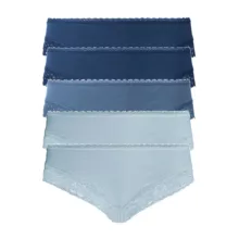 شورت زنانه اسمارا مدل هیپستر دانتل مجموعه 5 عددی