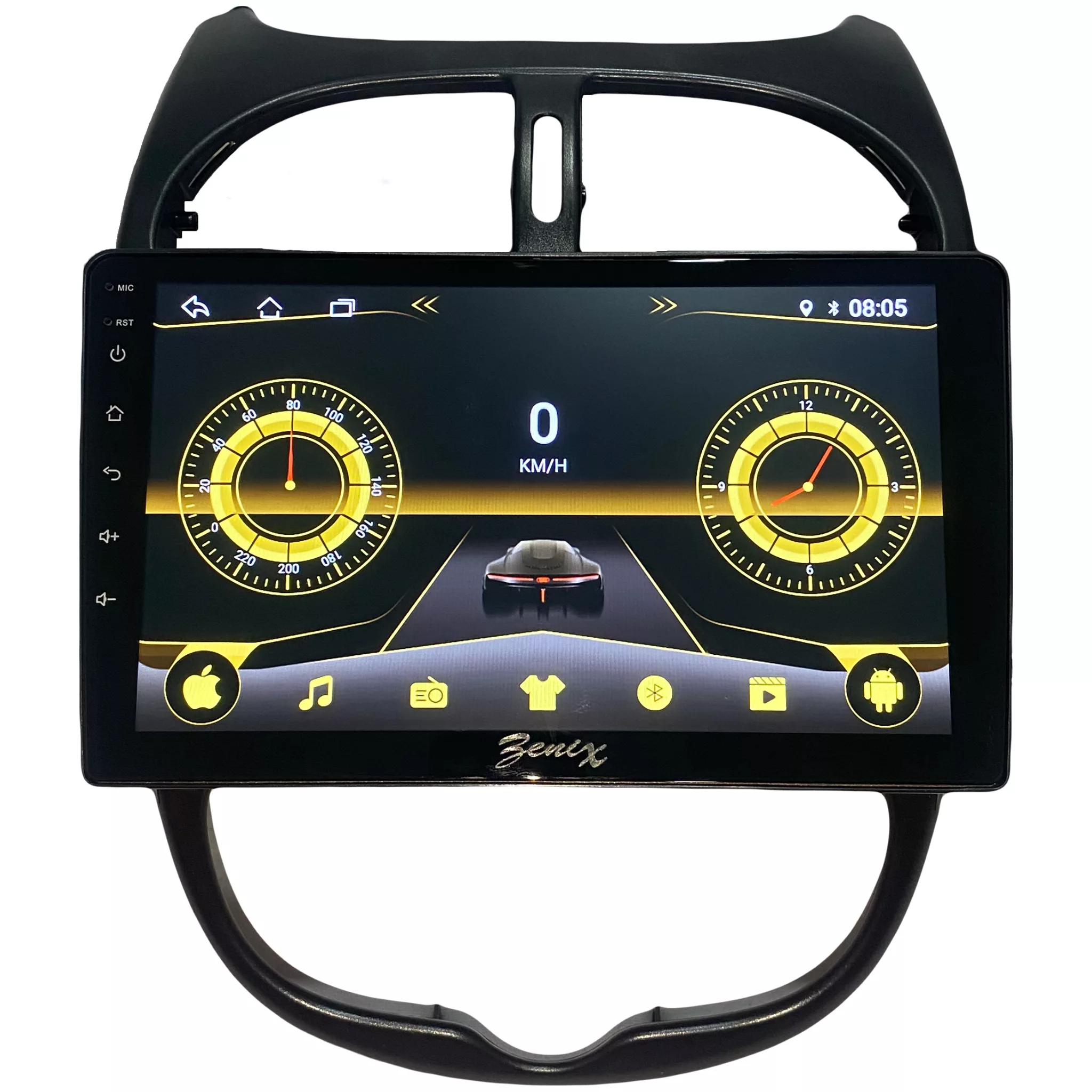 مانیتور خودرو بنیکس کد 0127 مناسب برای پژو 206