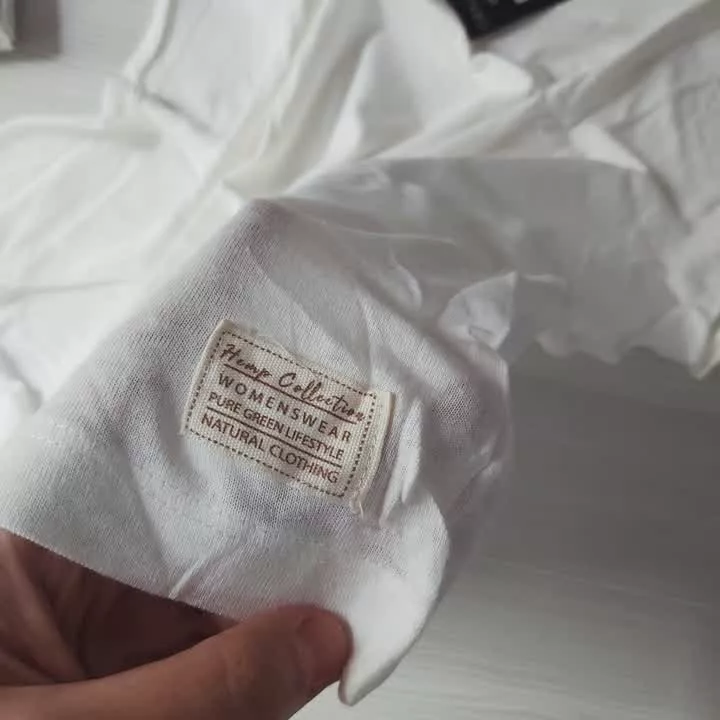 تی شرت آستین کوتاه زنانه اسمارا مدل کتان دانتل