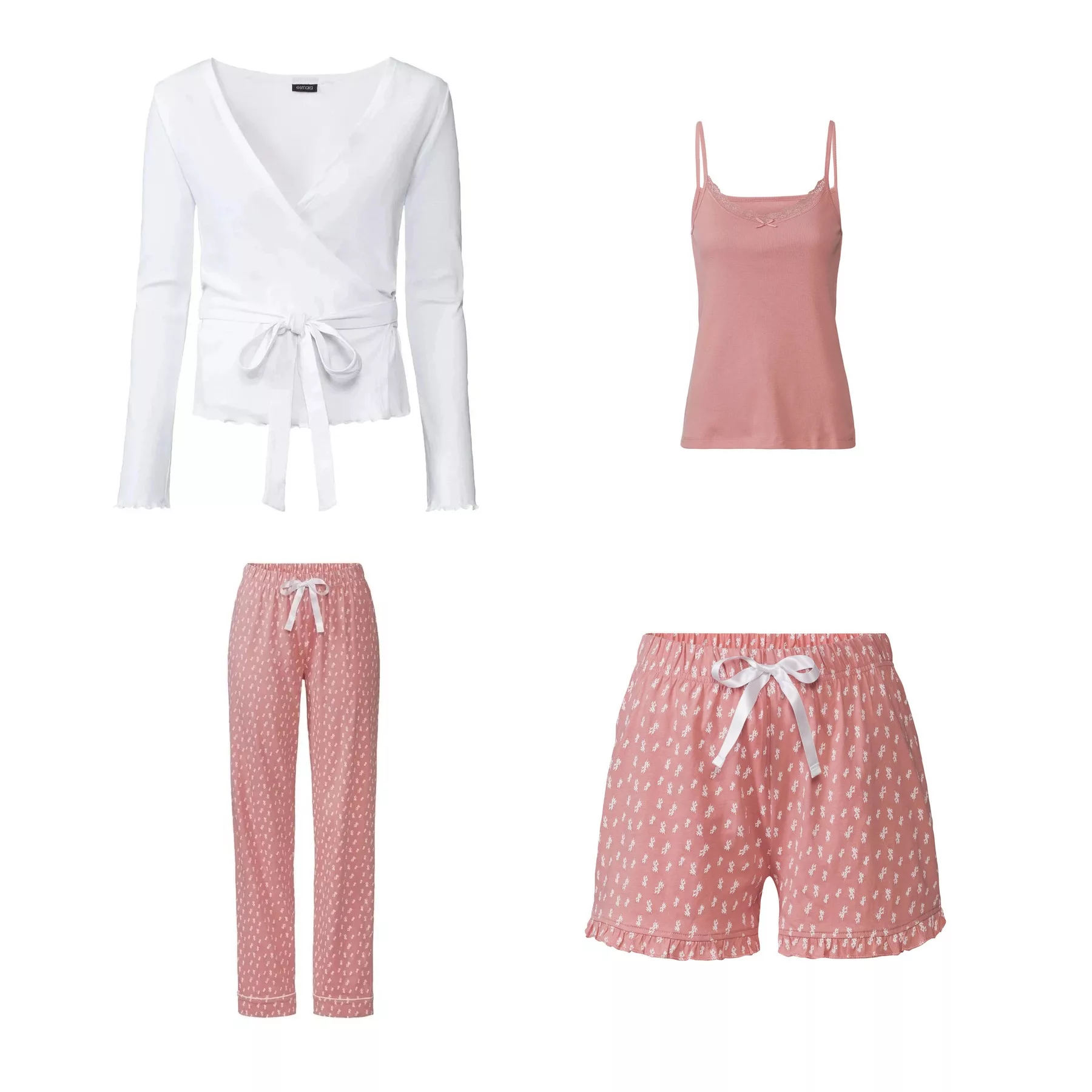 ست 4 تکه لباس راحتی زنانه اسمارا مدل چهار فصل