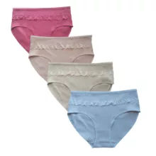 شورت زنانه مدل نخی مجموعه 4 عددی