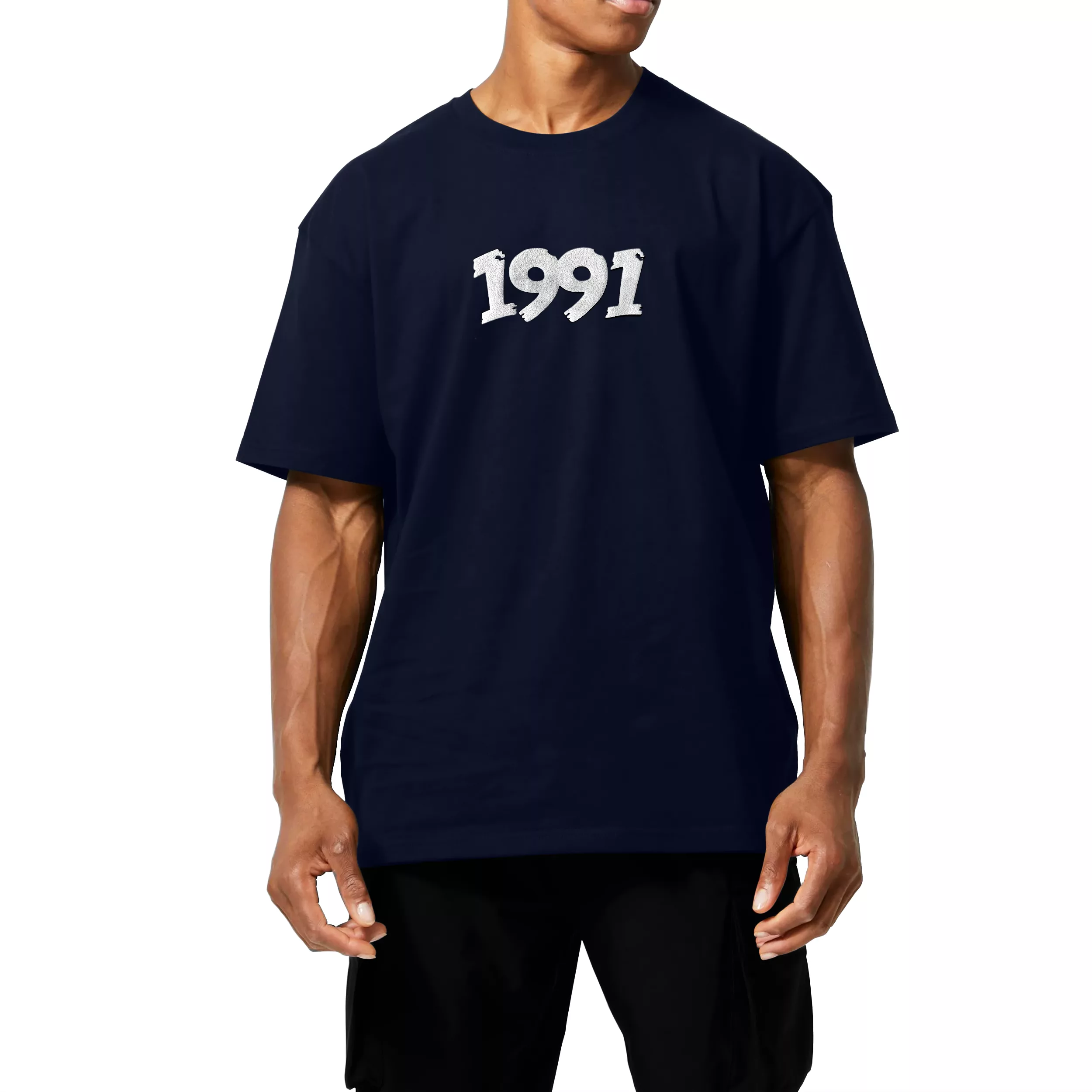 تی شرت اورسایز مردانه نوزده نودیک مدل TS1983 NB