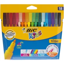 ماژیک رنگ آمیزی بیک سری Kids مدل Visa – بسته 18 رنگ