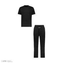 ست تی شرت آستین کوتاه و شلوار راحتی مردانه کد 202406