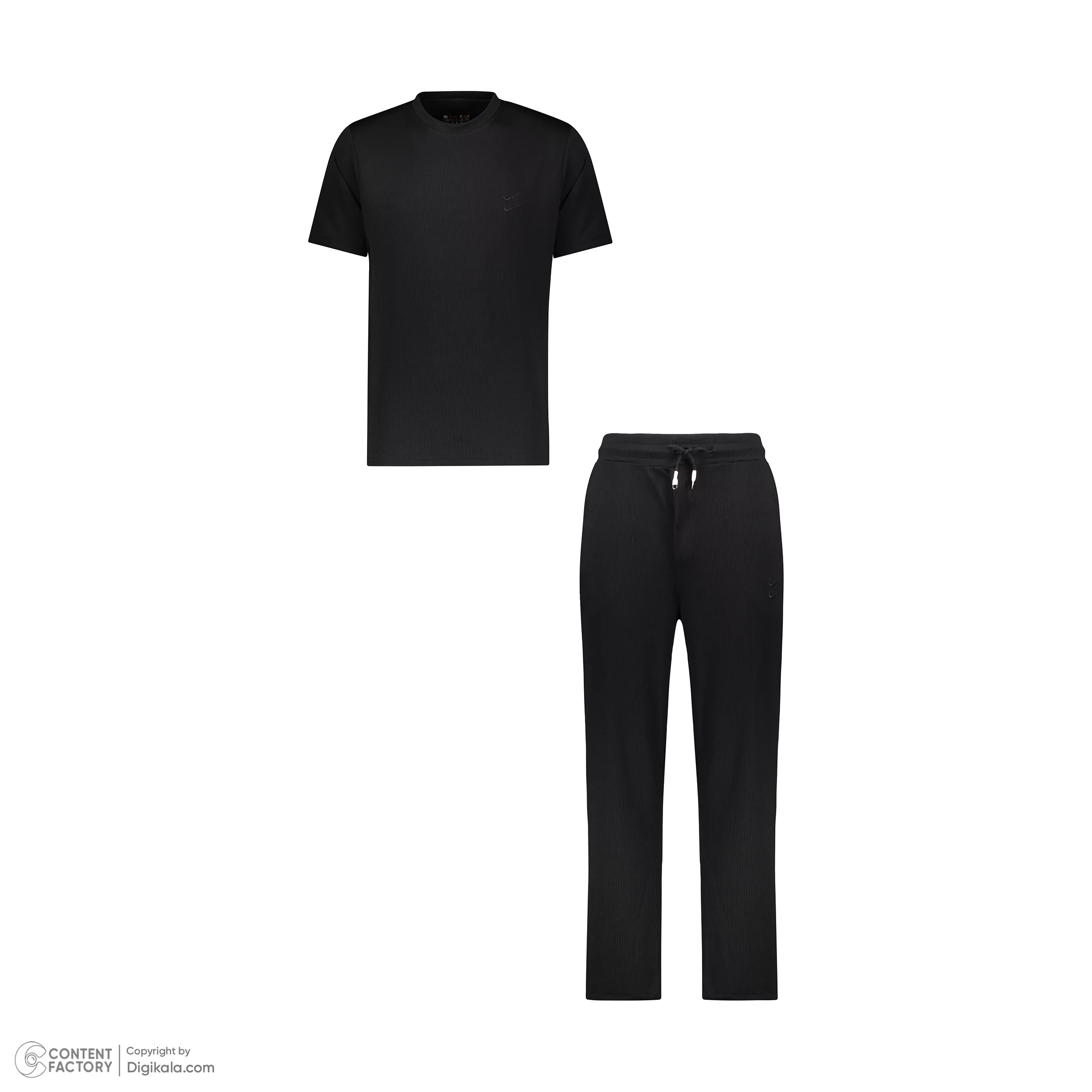 ست تی شرت آستین کوتاه و شلوار راحتی مردانه کد 202406