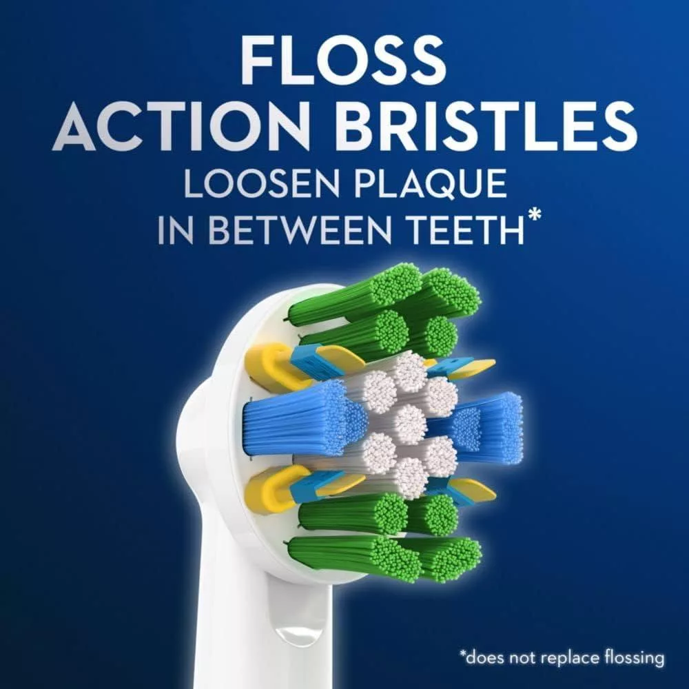 سری یدک مسواک برقی اورال-بی مدل Brush Hesds Floss Action بسته 2 عددی
