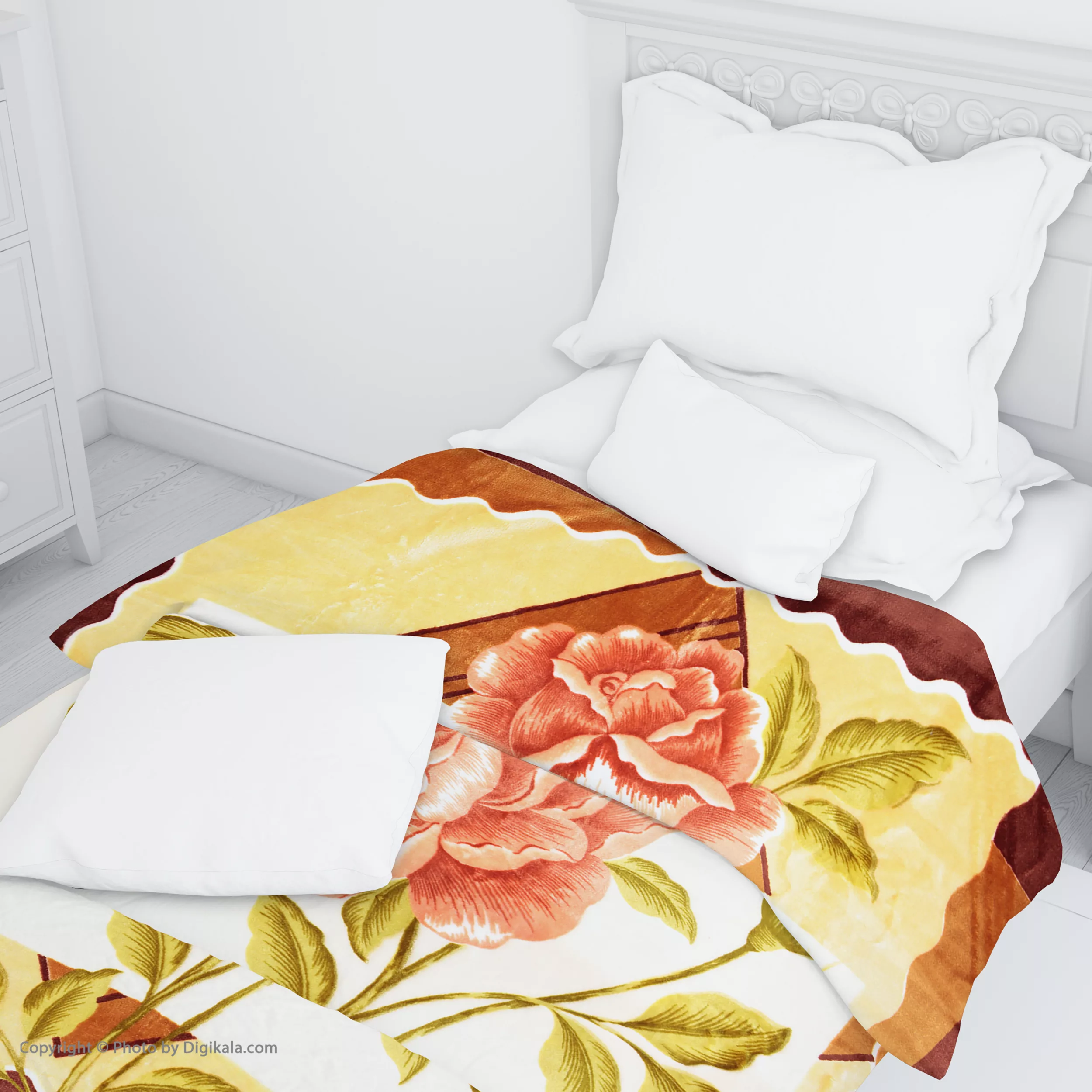 پتو گلبافت کد 310-06 سایز 220x160 سانتی متر