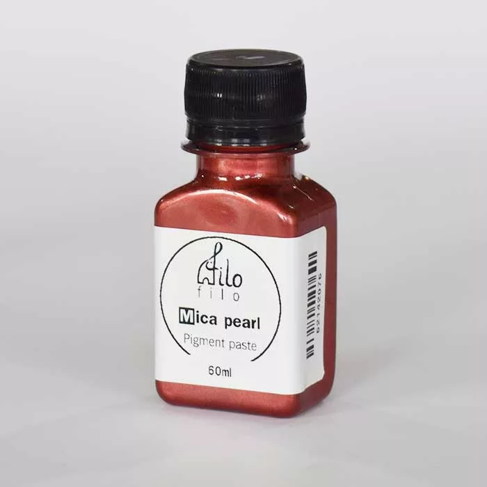 رنگ خمیری رزین اپوکسی فیلو مدل صدفی حجم 60 میلی لیتر بسته 16 عددی