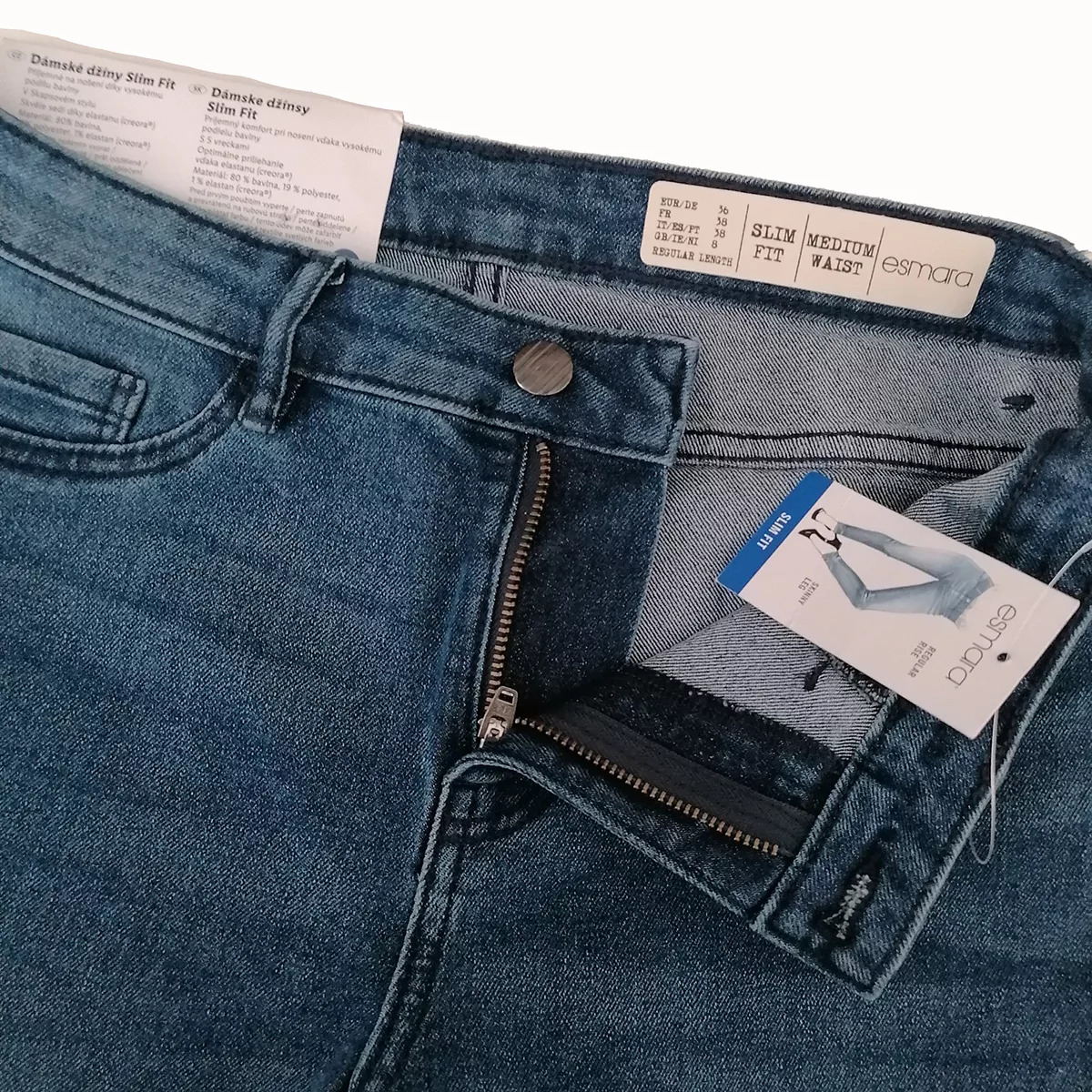 شلوار جین زنانه اسمارا مدل 9537648