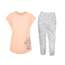 ست تی شرت و شلوارک زنانه مدل SB-SS-3625