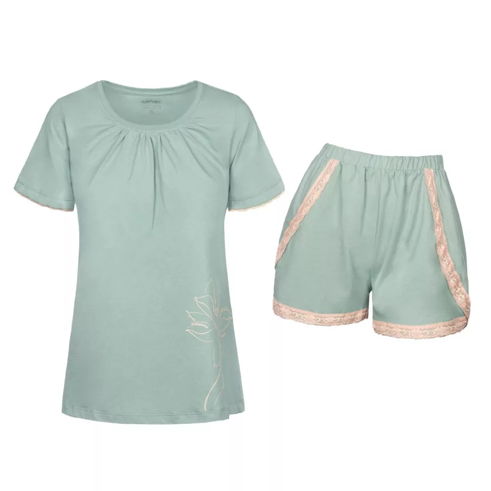 ست تی شرت و شلوارک زنانه مدل SB-SS-3429