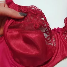 سوتین زنانه شاندرمن مدل فنردار کد 5080-2385-610 رنگ زرشکی