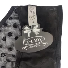 شورت لامبادا زنانه ایکس لیدی مدل 1654 رنگ مشکی