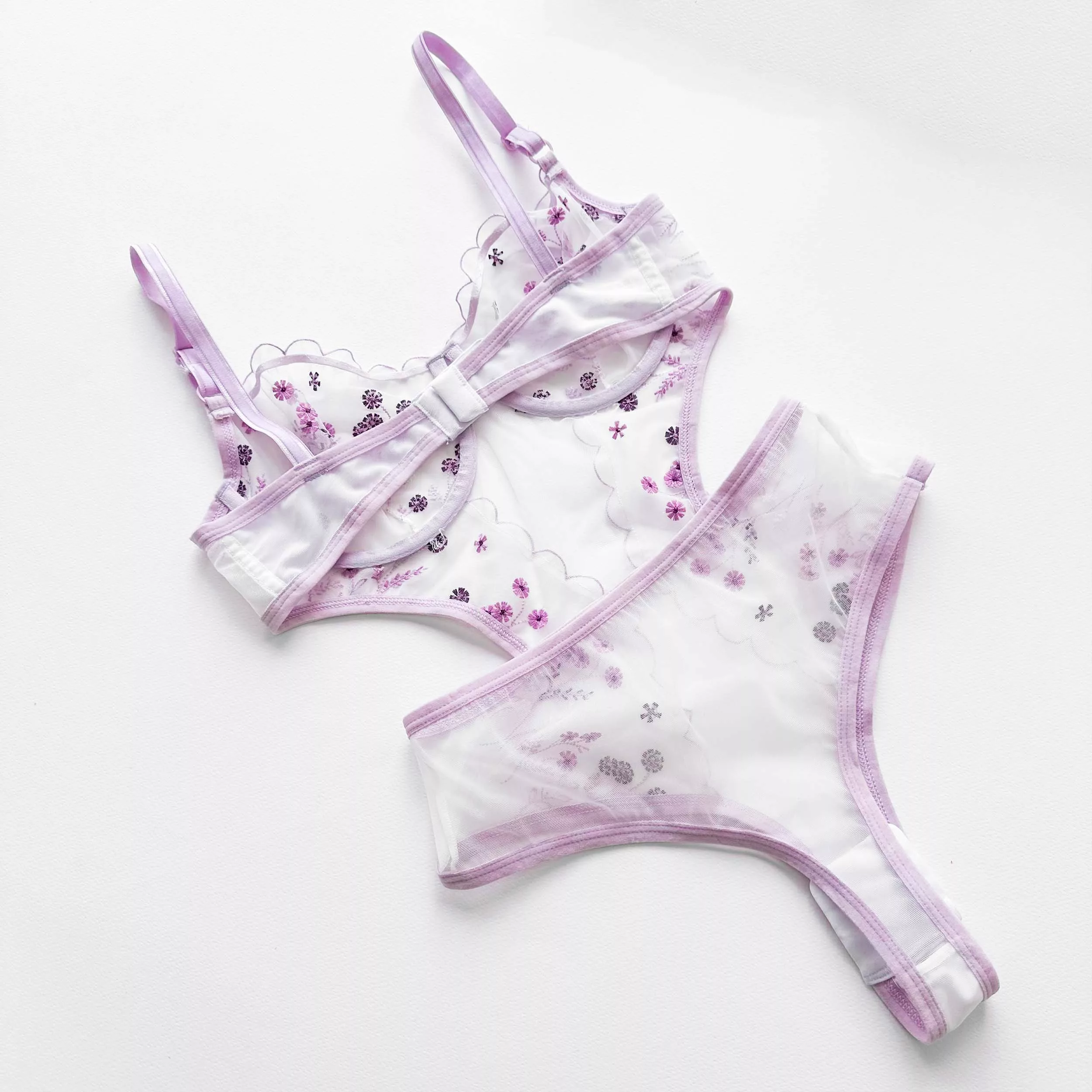 لباس خواب زنانه نوشه پوش مدل توری