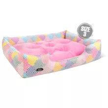 جای خواب سگ و گربه نیناپت مدل وی آی پی یو طرح اشکال هندسی