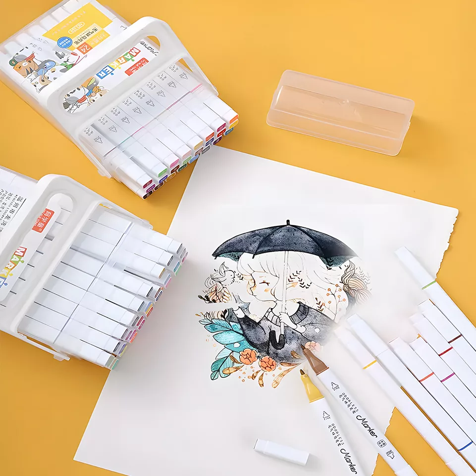 ماژیک راندو مدل دو سر کد 159 بسته 24 عددی