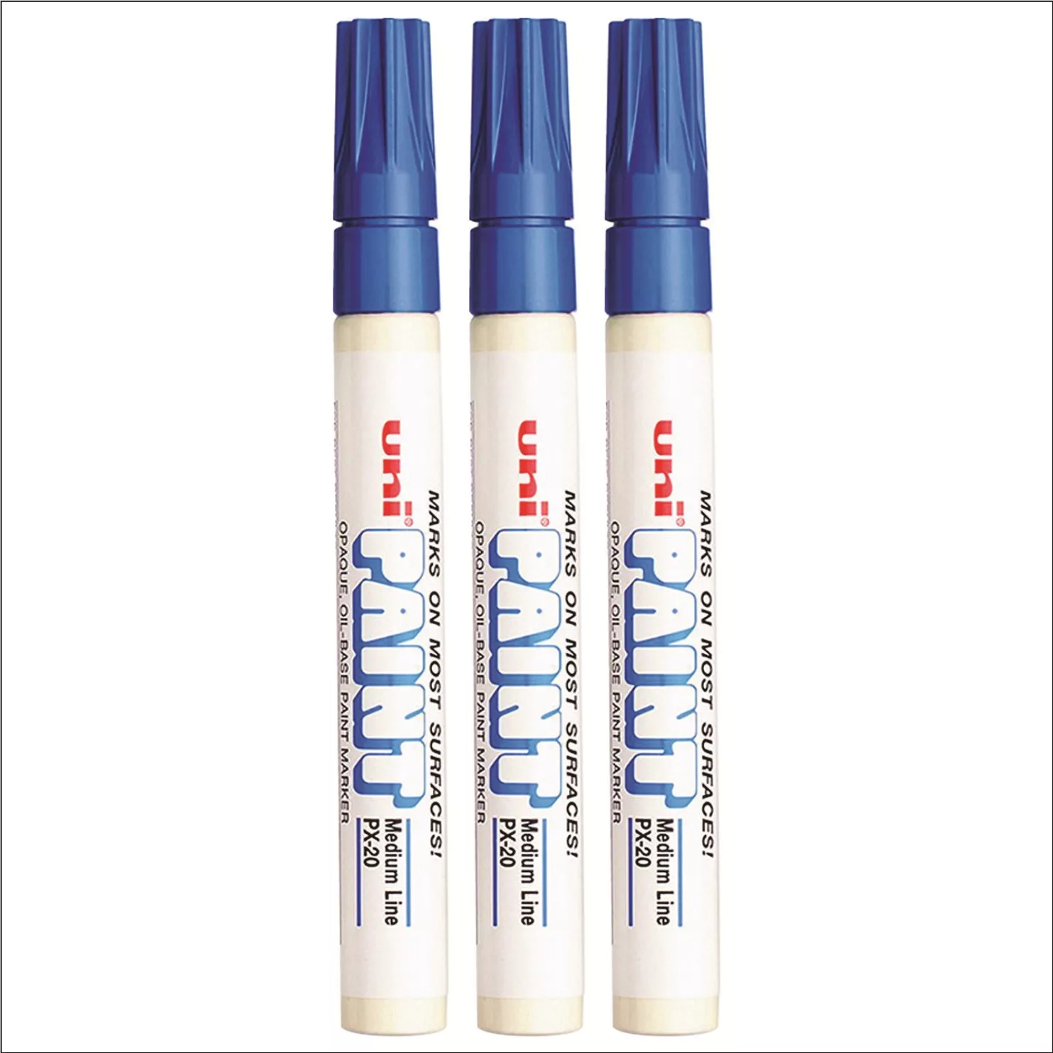 ماژیک چند منظوره یونی بال مدل PX-20 بسته 3 عددی