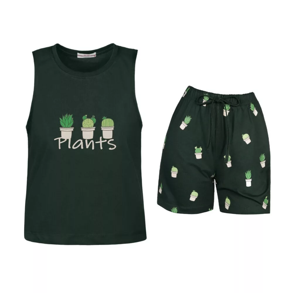 ست تاپ و شلوارک زنانه مدل SABA-3348