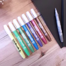 ماژیک آرت لاین مدل براش Decor کد 744 بسته ی 5 عددی