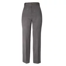 شلوار زنانه مدل گاباردین ضخیم راسته نیم بگ