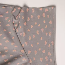 ست تی شرت و شلوار زنانه مدل آناهیتا رنگ طوسی روشن